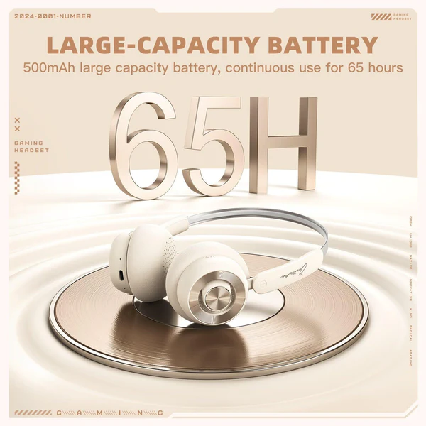 Audífonos ONIKUMA GT820 inalámbricos Bluetooth con batería duradera