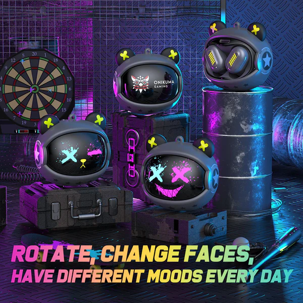 Audífonos inalámbricos ONIKUMA T20 Bluetooth 5.3 con estuche de carga