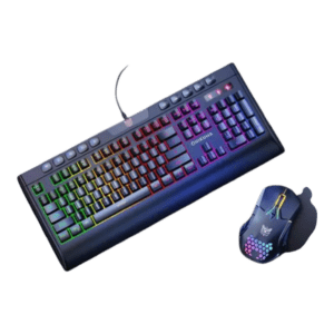 Combo teclado gamer Onikuma G21 RGB con mouse gaming CW902 RGB
