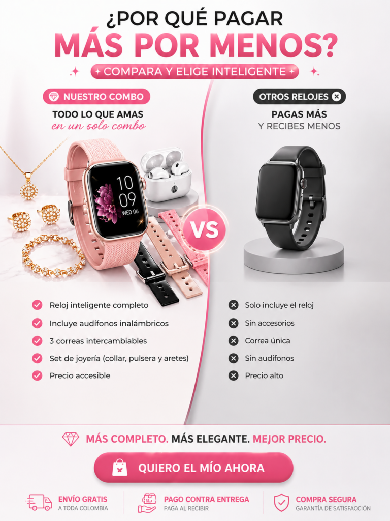 combo reloj inteligente