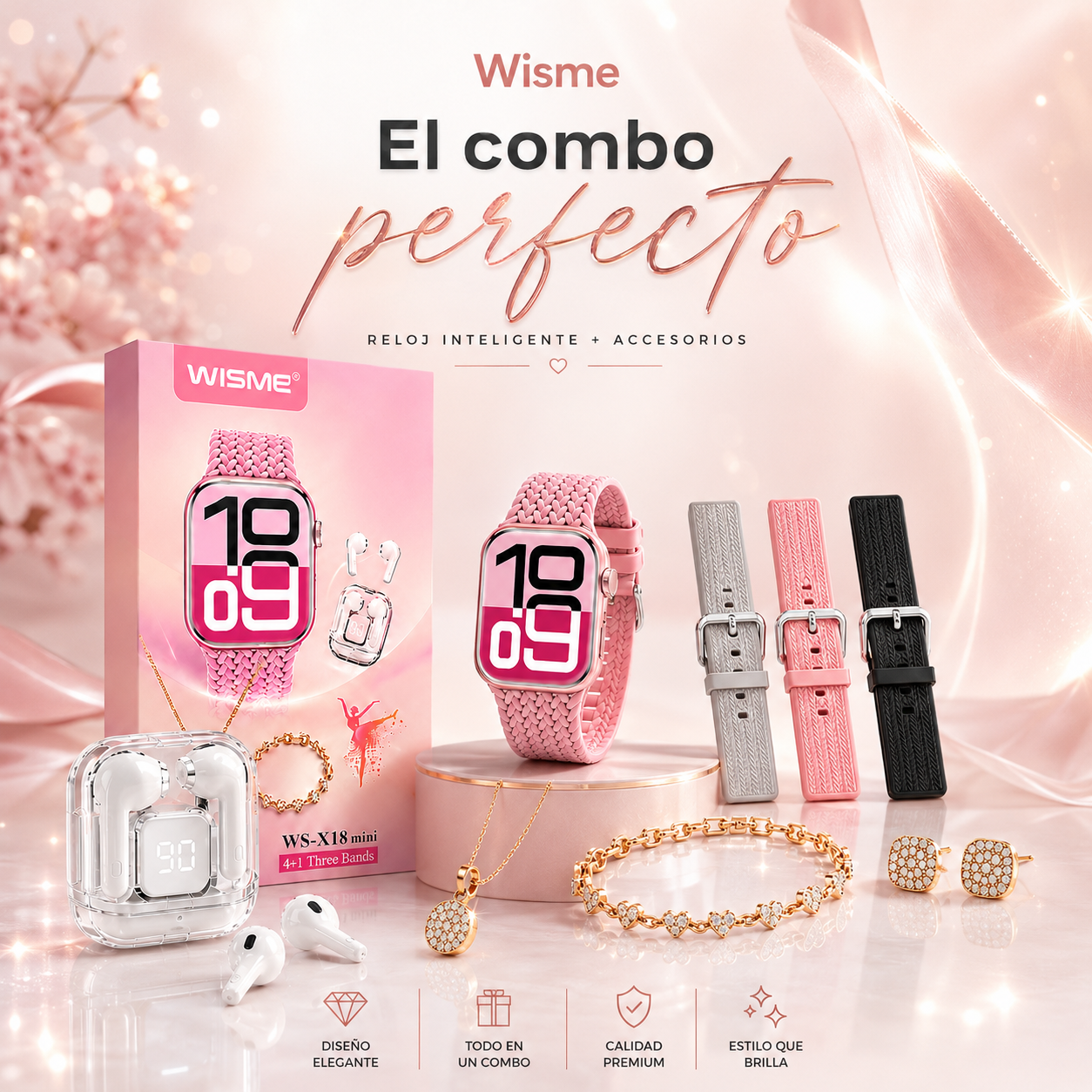 combo reloj inteligente
