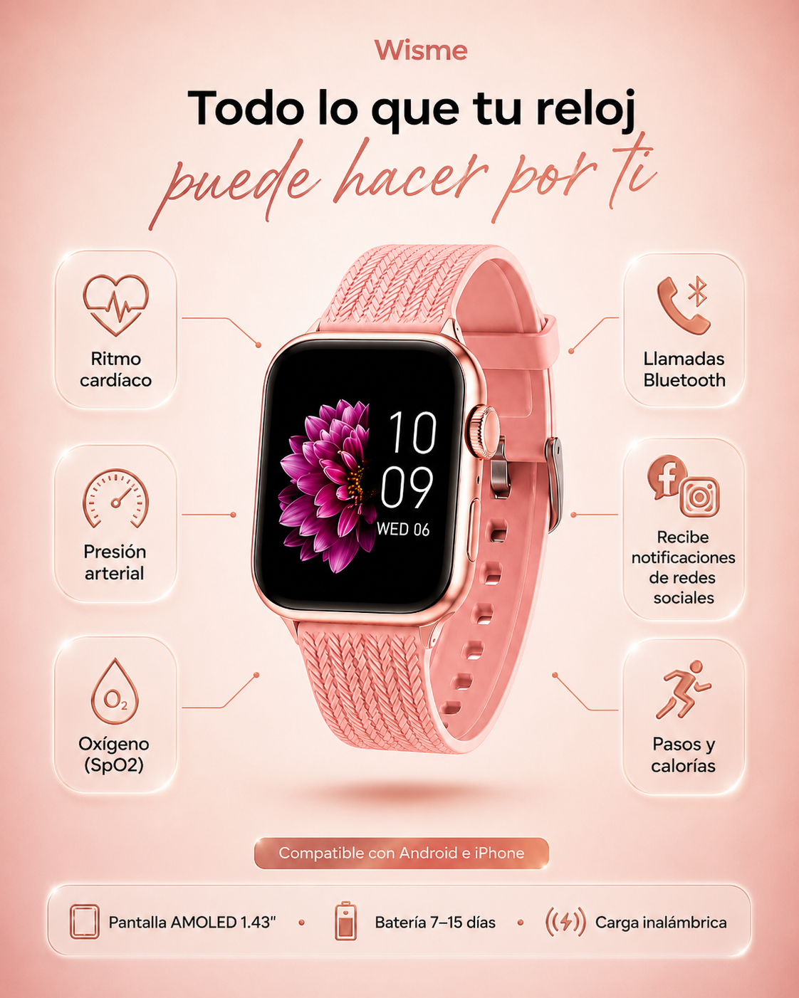 combo reloj inteligente