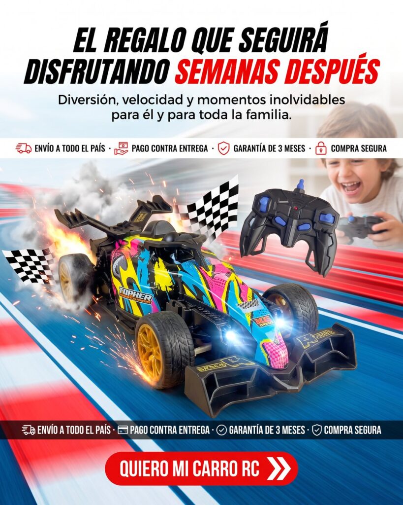 Carro a control remoto con envío a todo el país y pago contra entrega