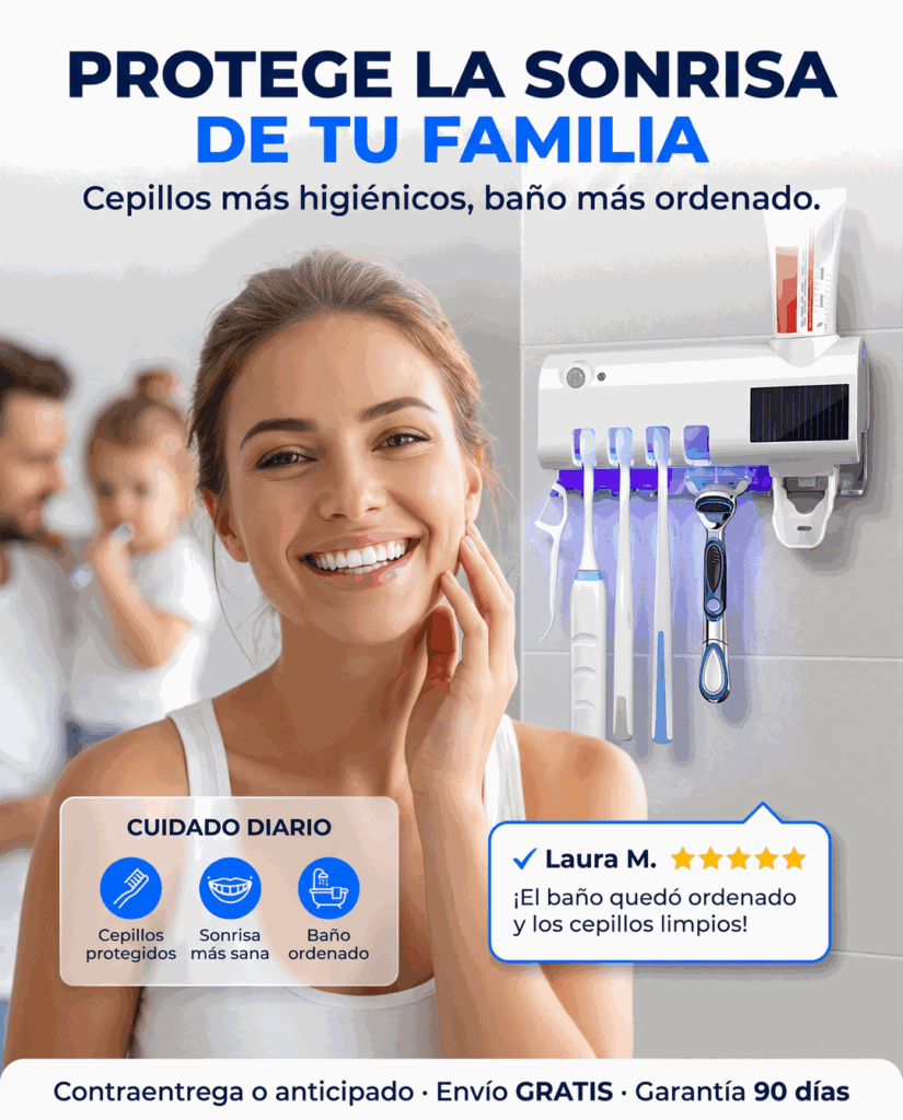 Esterilizador de cepillos UV con envío gratis y garantía