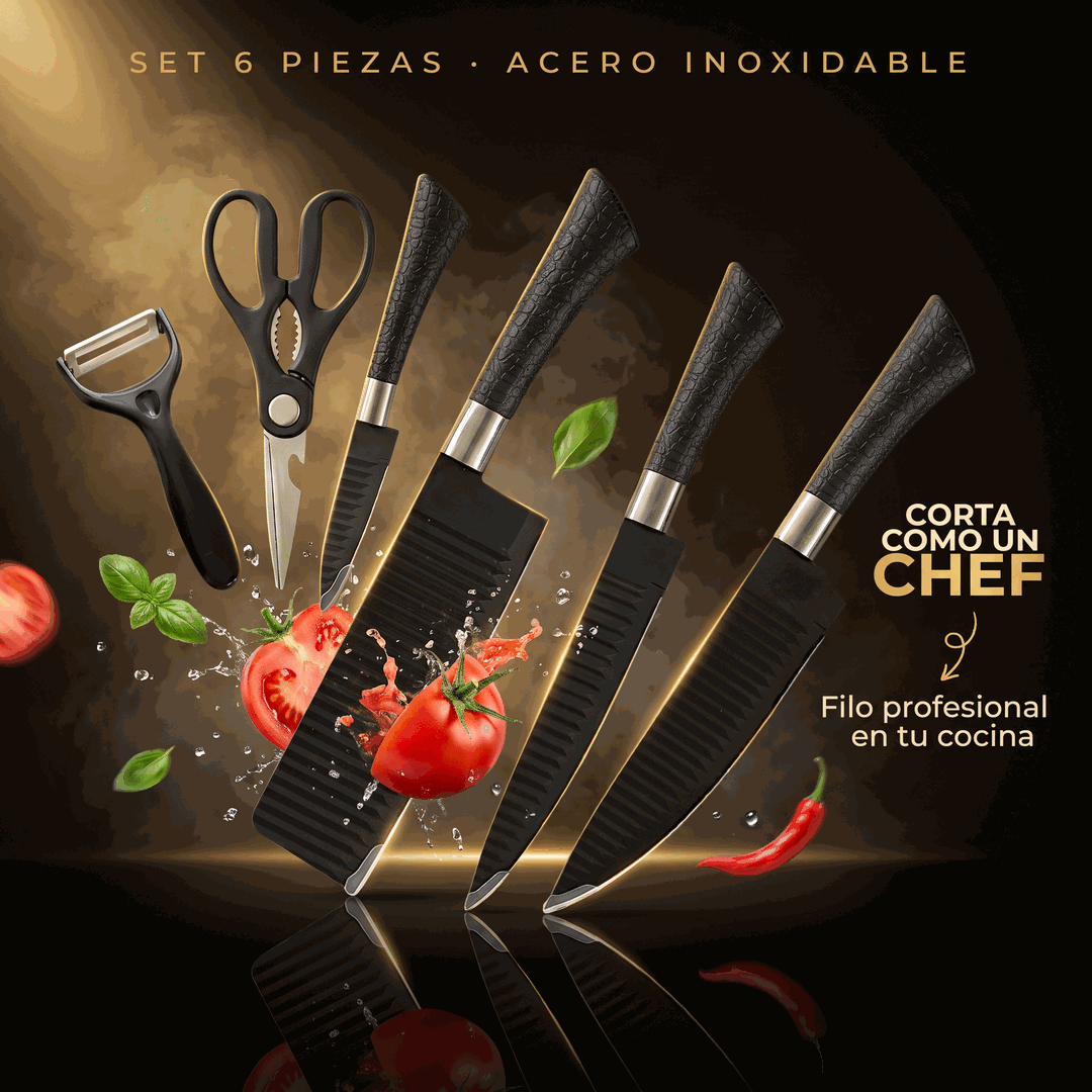 1-set-de-cuchillos-acero-inoxidable-6-piezas Set de cuchillos 6 piezas de acero inoxidable con filo profesional